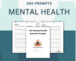 Mental Health Journal Prompts – printable PDF
