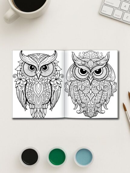 Night Watchers – 50 Owl Designs to Color