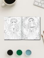 Enchanted Fairies & Flowers – 180+ Fantasy Coloring Pages