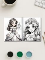 Princess Moments – 120 Elegant Adult Coloring Pages