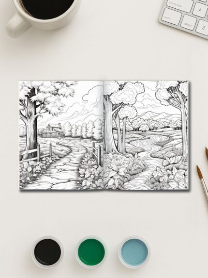 Autumn Dreams – 110 Seasonal Adult Coloring Pages
