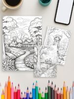 Autumn Dreams – 110 Seasonal Adult Coloring Pages