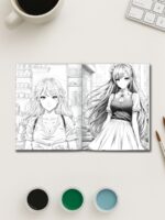 Anime Dream World – 93 Cute Anime Girl Coloring Pages