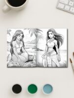 Island Royalty – 45 Polynesian Princess Coloring Pages