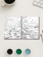 Nature Escapes – 50 Scenic Landscape Coloring Pages