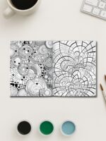 Geo Zen – 70 Geometric Coloring Designs