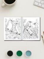 Birdsong Nature – 10 Tranquil Bird Coloring Pages