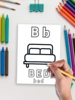78 Preschool Alphabet Coloring Pages