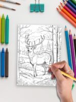 Winter Whiskers – 130 Winter Animal Coloring Pages