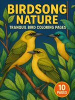 Birdsong Nature – 10 Tranquil Bird Coloring Pages Birdsong Nature – 10 Tranquil Bird Coloring Pages