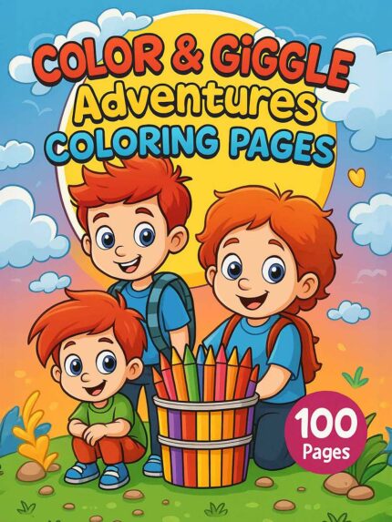Color & Giggle Adventures – 100 Kids Coloring Pages