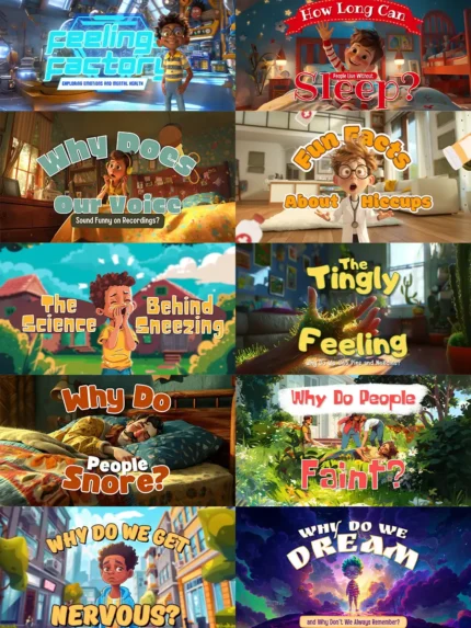 Feelings and Brainy Wonders Learning Video Bundle