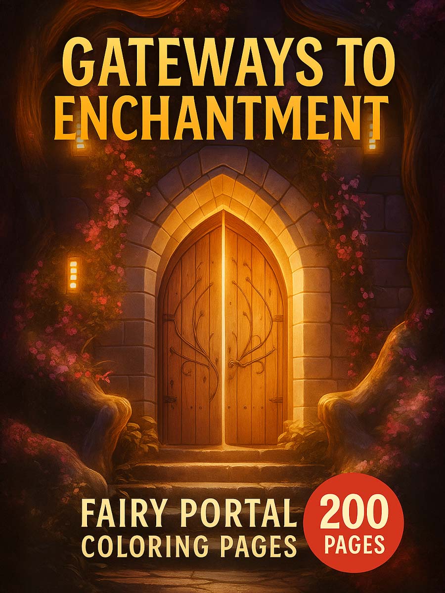 Gateways to Enchantment – 200 Fairy Portal Coloring Pages Gateways to Enchantment – 200 Fairy Portal Coloring Pages