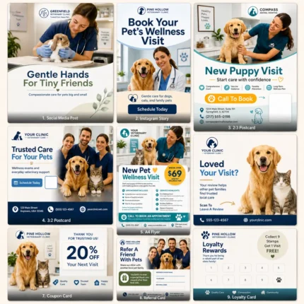 PawCare Marketing Bundle for Veterinary Clinics