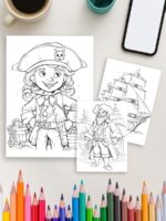 Pirates Ahoy! – 50 Swashbuckling Coloring Pages
