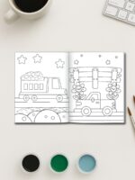 Vroom & Zoom – 35 Vehicle Coloring Pages
