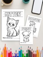 My First Farmhouse Animals (12 Pages)