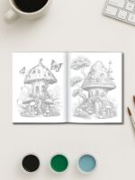 Mushroom Cottage Magic – 75 Whimsical House Pages