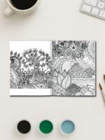 Nature’s Calm – 135 Mandala Landscape & Scene Pages