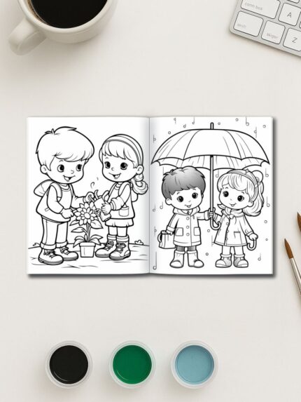 Color & Giggle Adventures – 100 Kids Coloring Pages