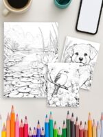 Springtime Wonders – 50 Joyful Coloring Pages