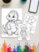 Playtime Color World – 100 Kids Coloring Pages