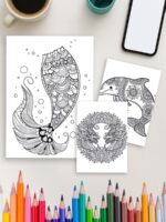 Myth & Magic – 108 Fantasy Mandala Coloring Pages