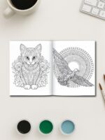 Wild & Whimsical – 163 Mandala Animal Coloring Pages