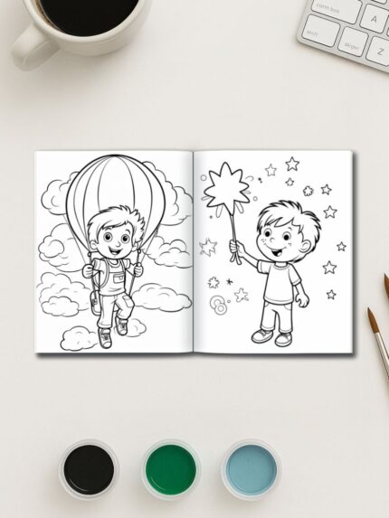 Roars, Paws & Whiskers – 100 Kids Coloring Pages