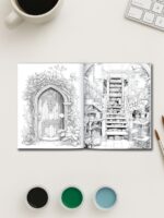 Gateways to Enchantment – 200 Fairy Portal Coloring Pages