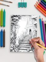 Gateways to Enchantment – 200 Fairy Portal Coloring Pages