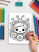 Kawaii Cuties – 130 Adorable Everyday Object Coloring Pages