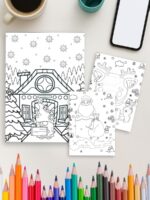Christmas Magic – 171 Holiday Themed Coloring Pages