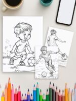 Game On! – 141 Sports & Activities Coloring Pages for Kids