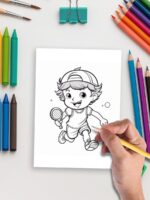 Game On! – 141 Sports & Activities Coloring Pages for Kids
