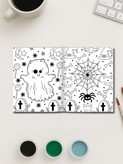 Haunted Fun – 232 Halloween Coloring Pages for All Ages