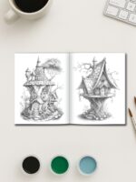 The Fairy House Vault – 525 Enchanted Homes to Color