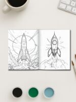 Boys’ Galaxy Pack – 324 Pages of Robots, Cars & Rockets