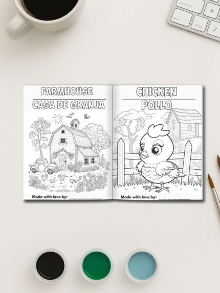 Barnyard Bilinguals Coloring and Learning Book