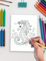 Animal & Snack Time – 184 Animals & Fruits Coloring Pages for Kids