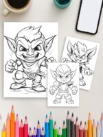 Goblins & Giggles – 50 Mischievous Pages for Kids