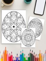 Eggscape into Easter – 160 Mandala Easter Egg Pages