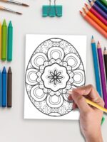 Eggscape into Easter – 160 Mandala Easter Egg Pages