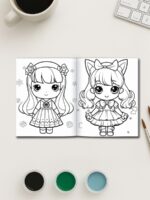 Mega Kawaii Bundle – 297 Super Cute Coloring Pages