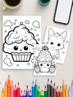 Mega Kawaii Bundle – 297 Super Cute Coloring Pages