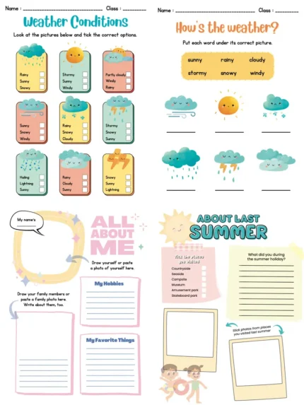Seasons of Fun – Weather & Seasonal Activity Super Bundle