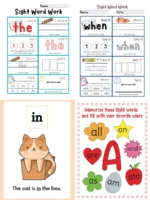 Sight Word Mastery Mega Pack – 1,121 Pages of Games, Flashcards, and Tracing Fun