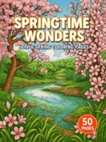 Springtime Wonders – 50 Joyful Coloring Pages Springtime Wonders – 50 Joyful Coloring Pages