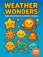 Weather Wonders – 200 Weather & Season-Themed Coloring Pages Weather Wonders – 200 Weather & Season-Themed Coloring Pages