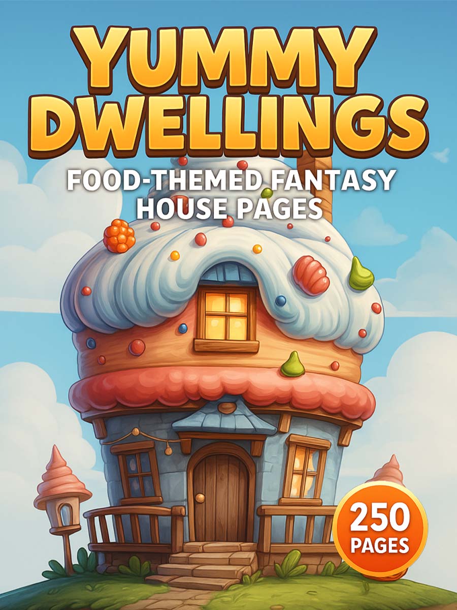 Yummy Dwellings – 250 Food-Themed Fantasy House Pages